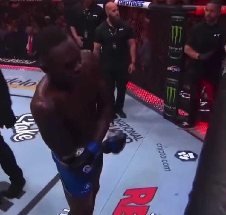 Alex Pereira's son, Alex Adesanya, cries about his father's brutal KO in UFC 287 celebrations