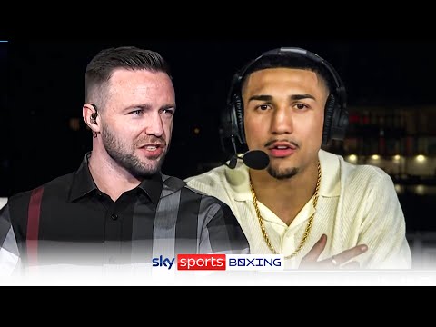 On air, Josh Taylor and Teofimo Lopes clash! Lopez: He does nothing, but I'm the best!