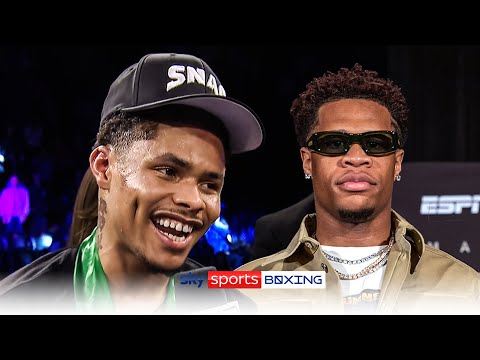 Tell Haney! Come on! After winning the showcase, Shakur Stevenson calls out American rival