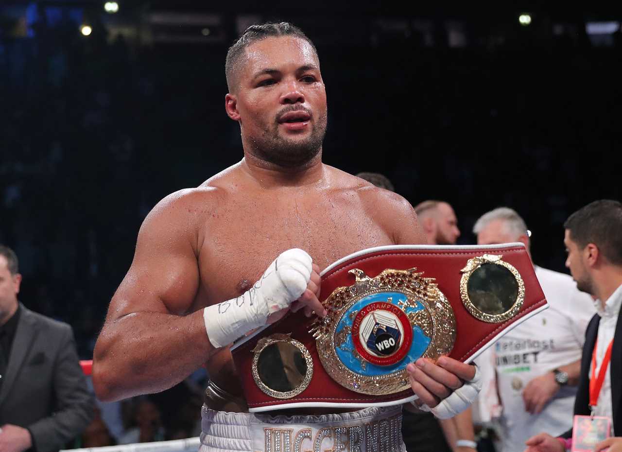 Anthony Joshua is ready to be picked, he hasn’t advanced and I’ve overtaken Joe Joyce as a boxer.