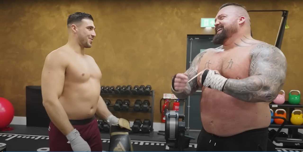 Tommy Fury says he's gained THREE STONE in the time since Jake Paul won as Love Island star swaps diets for Eddie Hall