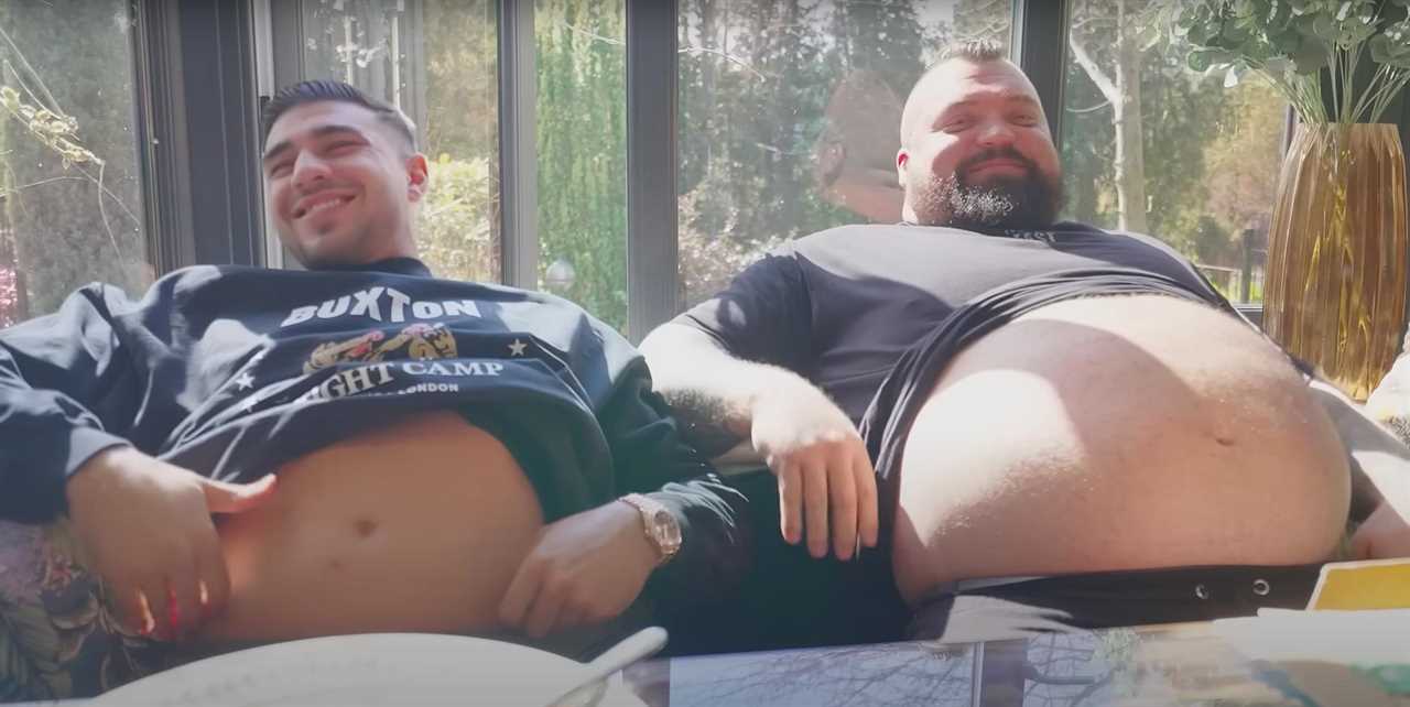 Tommy Fury says he's gained THREE STONE in the time since Jake Paul won as Love Island star swaps diets for Eddie Hall
