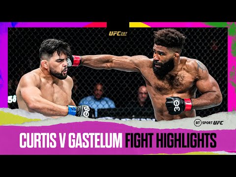 BACK AND FORTH FIGHT! Chris Curtis and Kelvin Gaselum fight at #UFC287 UFC Fight Highlights