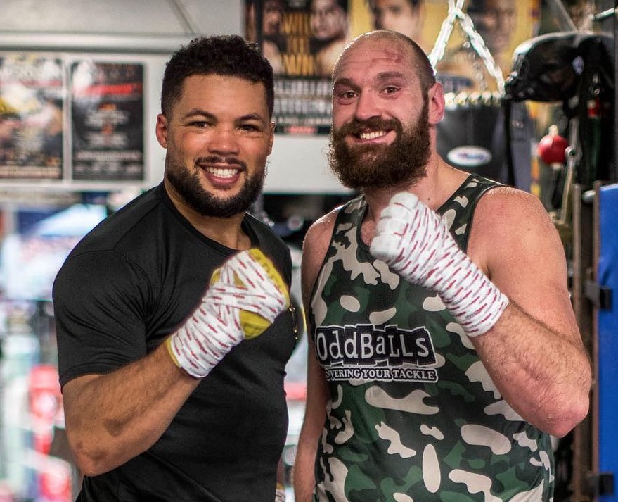 Joe Joyce reveals Tyson Fury's potential victory over Anthony Joshua, and reveals that AJ is a 'negative' target for AJ's 'wary shots'