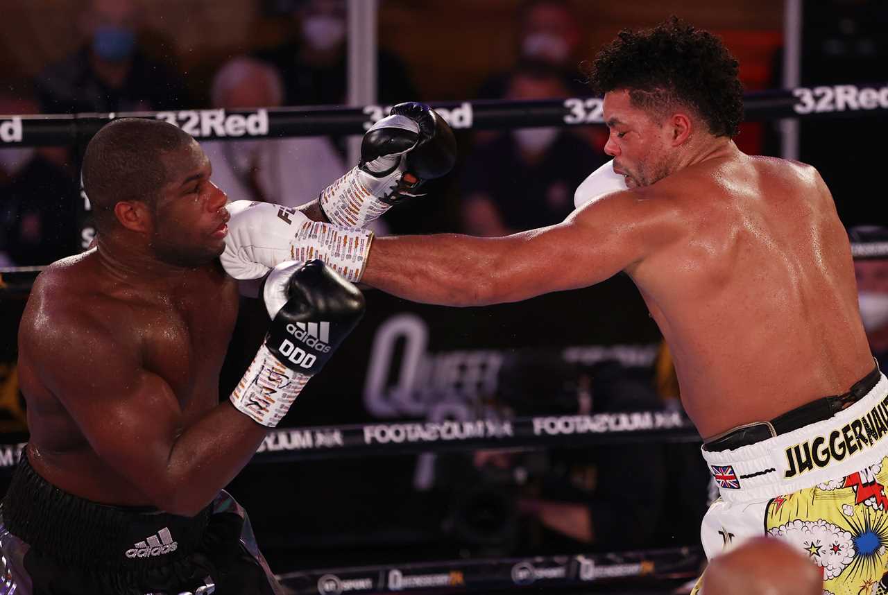 Joe Joyce reveals Tyson Fury's potential victory over Anthony Joshua, and reveals that AJ is a 'negative' target for AJ's 'wary shots'
