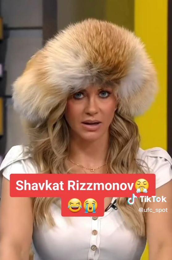 After a joke about him getting her number went viral, a stunning UFC presenter was forced to admit she doesn't have a crush on the fighter.