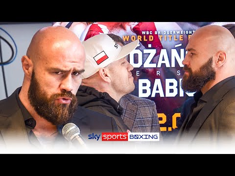 Alen Babic, in full Savage mode, for two minutes at a press conference