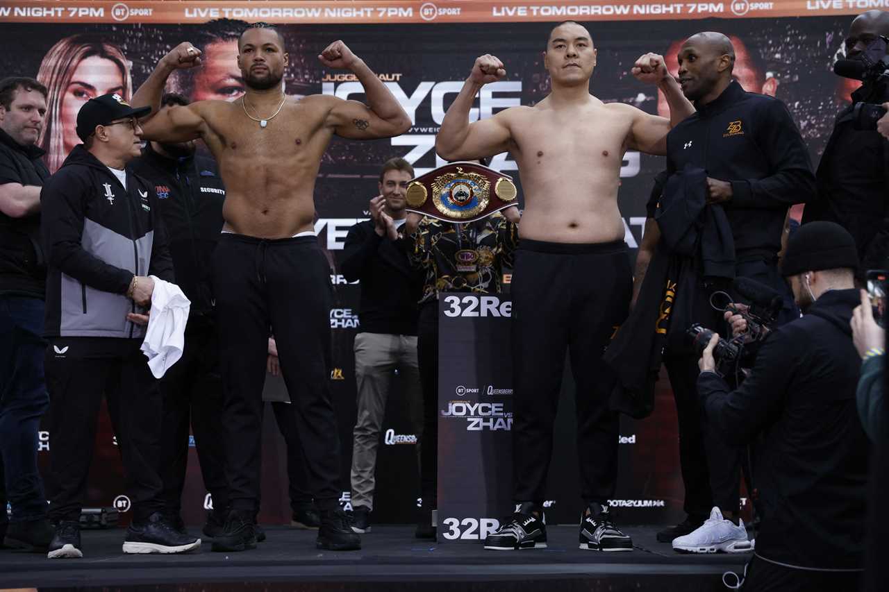 Joe Joyce's next opponent, Zhang, is desperate to get revenge for the Olympics after Anthony Joshua's refusal.