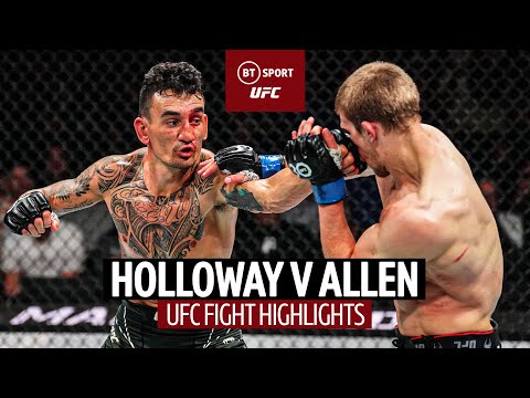 Max Holloway and Arnold Allen - A back and forth fight that ended in a stunning finish!
