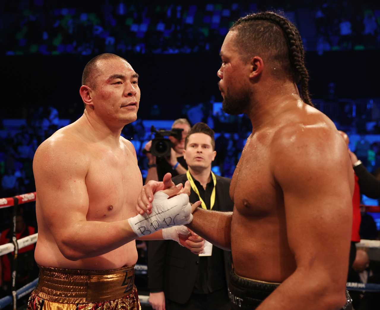 The shocking punch stats of Joyce's defeat by Zhang reveal that Brit Joyce threw three times as many punches, but still landed the same amount.