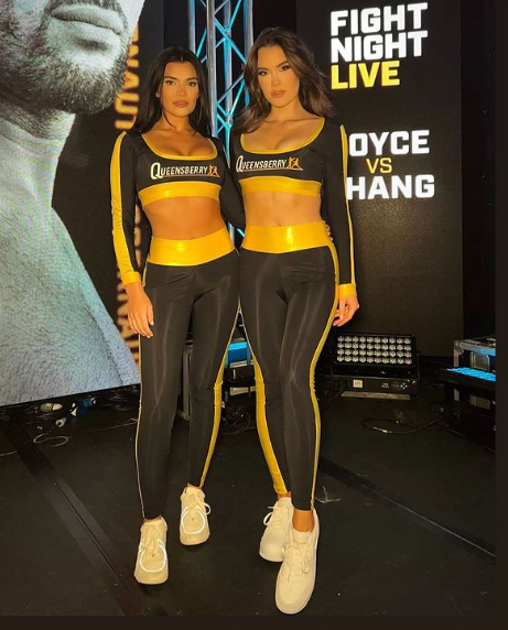Ring girls in skin-tight outfits for Joe Joyce vs Zhang wowed crowds at heavyweight bout