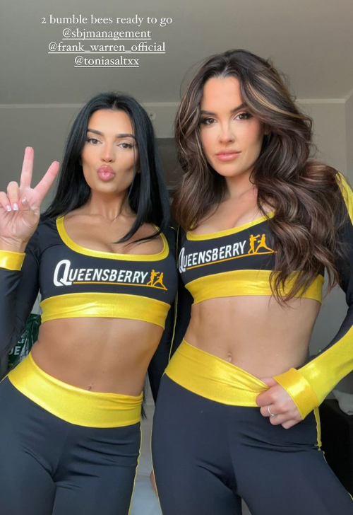Ring girls in skin-tight outfits for Joe Joyce vs Zhang wowed crowds at heavyweight bout