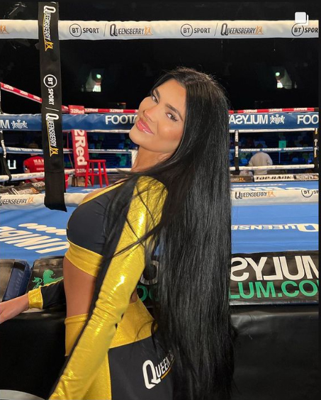 Ring girls in skin-tight outfits for Joe Joyce vs Zhang wowed crowds at heavyweight bout