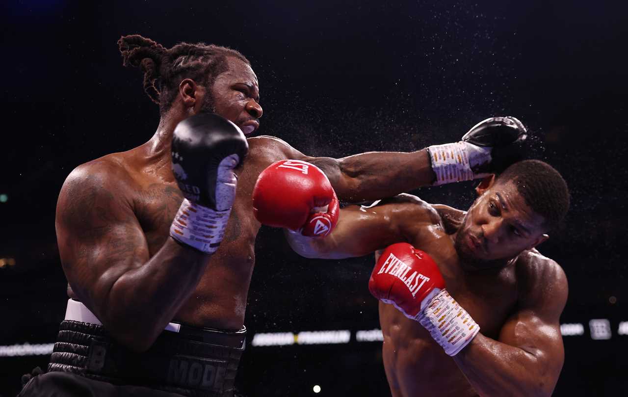 Anthony Joshua was apprehensive about getting hit in Jermaine's return fight, and left the boxer feeling bad for him