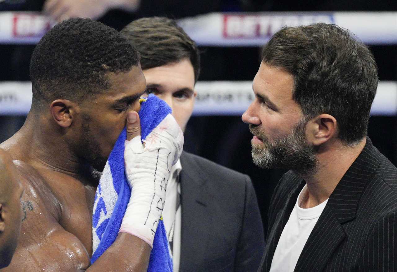 Anthony Joshua was apprehensive about getting hit in Jermaine's return fight, and left the boxer feeling bad for him