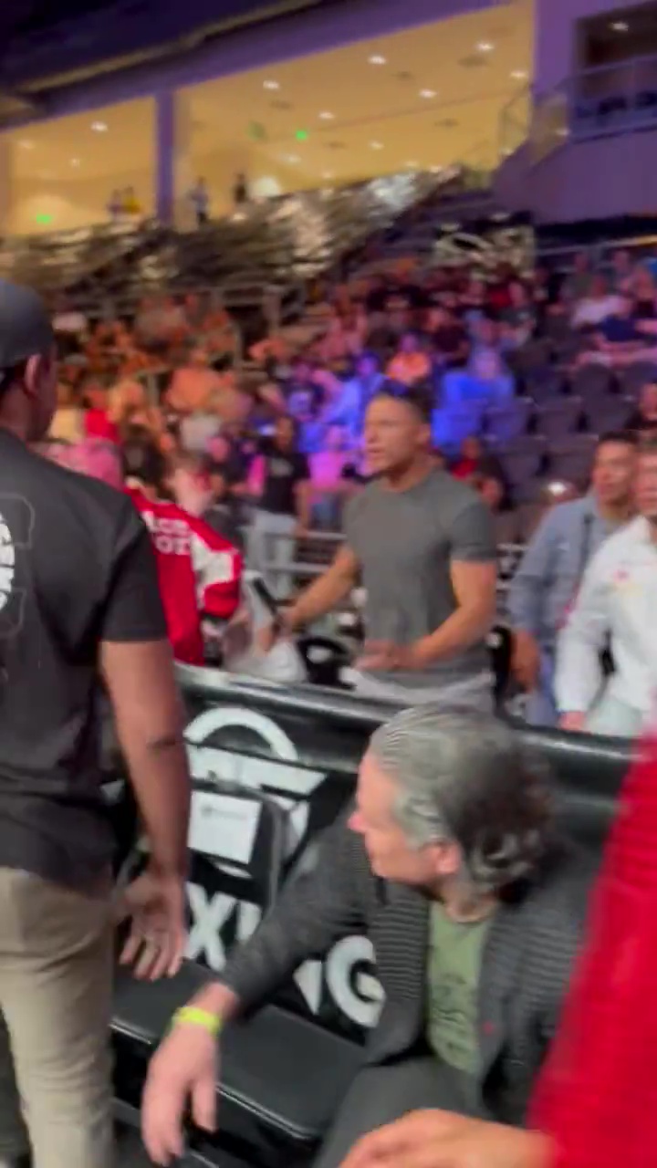 Nate Diaz fights with a man on the street, after he threw BOTTLE towards Netflix star Chase deMoor during Misfits boxing match