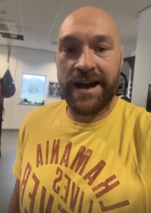 Tyson Fury marks one year anniversary of Dillian Whyte's knockout with 15 ROUNDS of training in the gym before his next fight