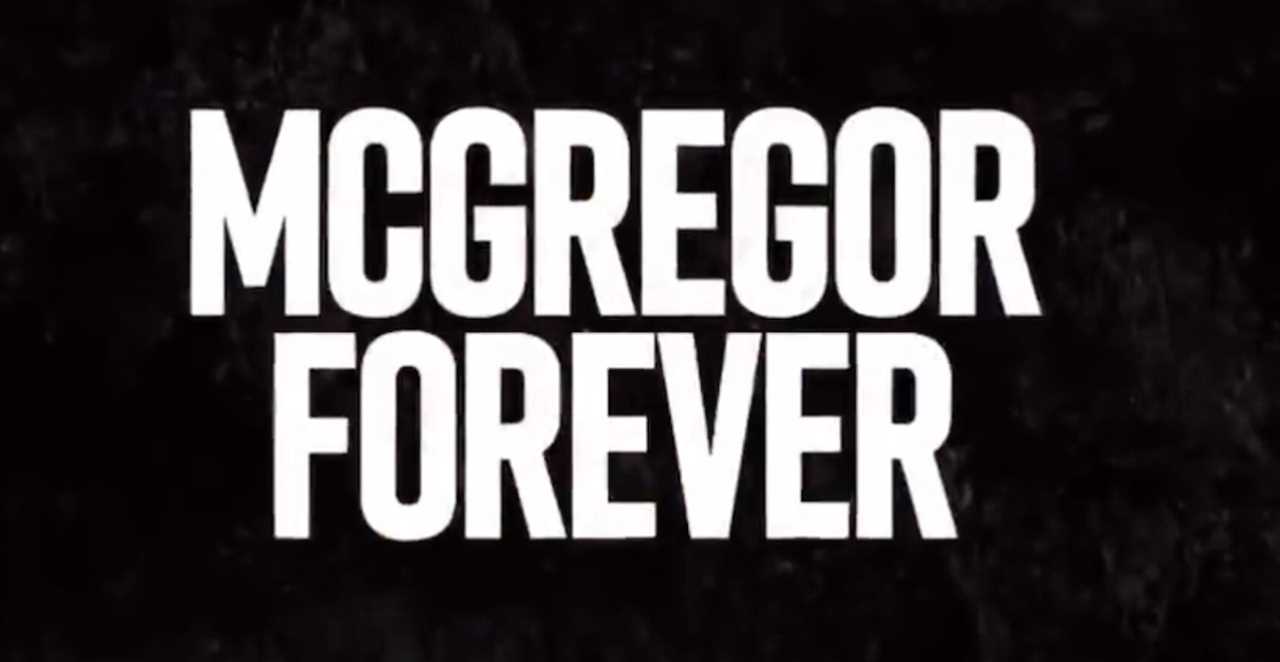 Conor McGregor releases Netflix Documentary Trailer in which he claims he believed his UFC career had ended after leg injury