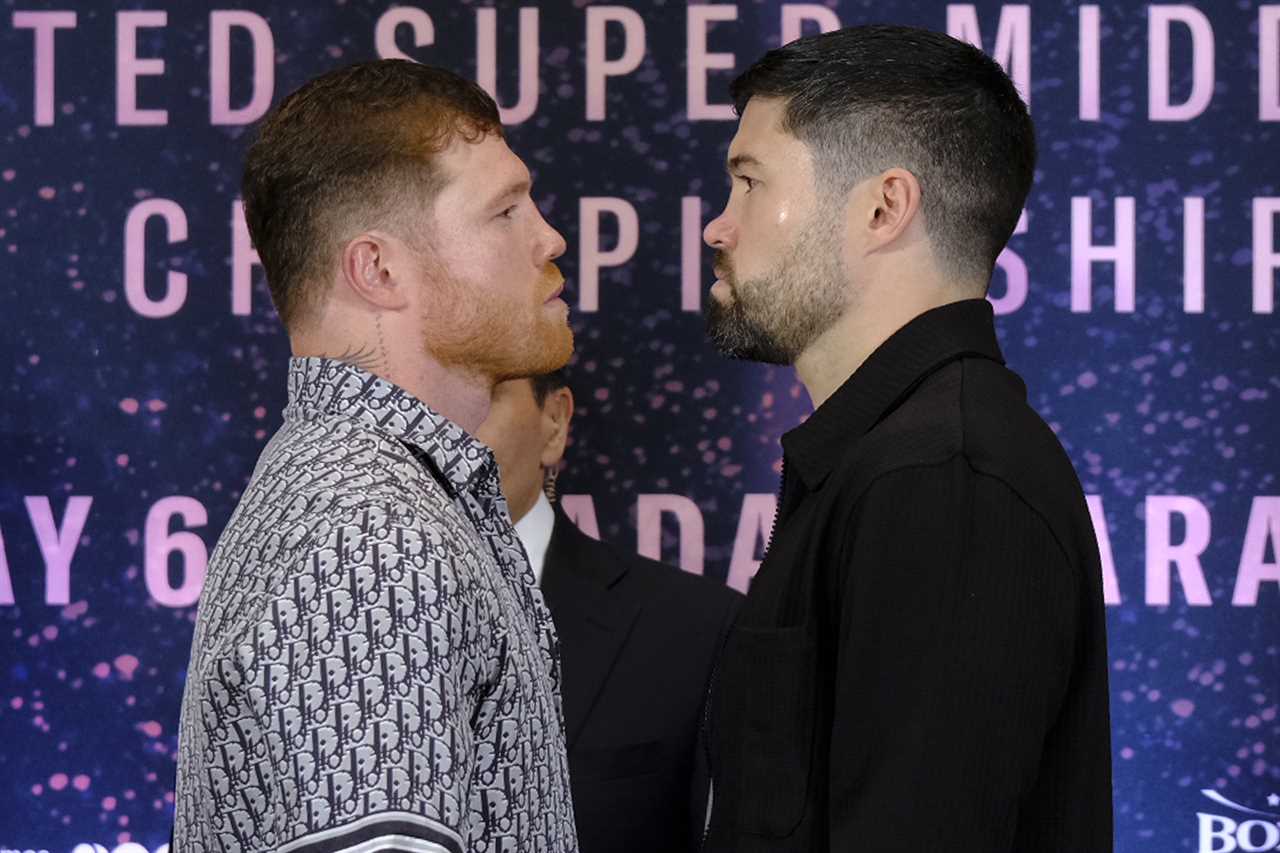 Canelo Alvarez vs John Ryder: UK start time for huge boxing bout