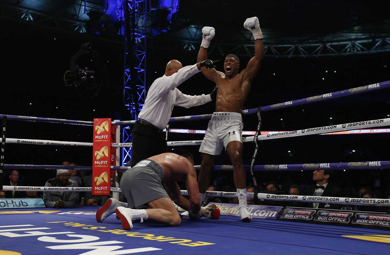 Fans of Anthony Joshua all agree on the six-year anniversary commemorating legendary Wladimir Klitschko's knockout