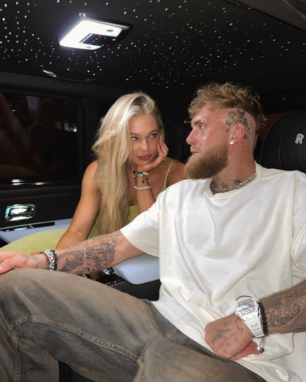Julia Rose, Jake Paul's former girlfriend, narrowly avoided a wardrobe malfunction while she danced in a daring outfit with hat and cowboy boots