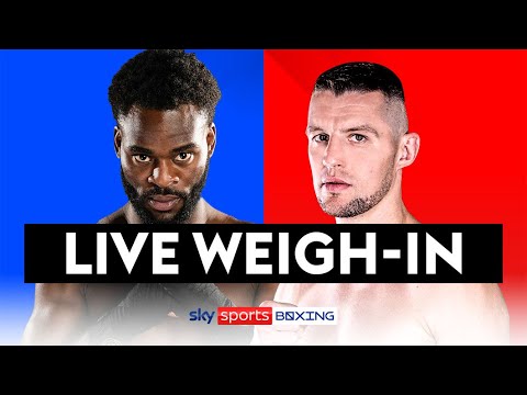 LIVE WEIGH IN! JOSHUA BUATSI VS PAWEL STEPIEN