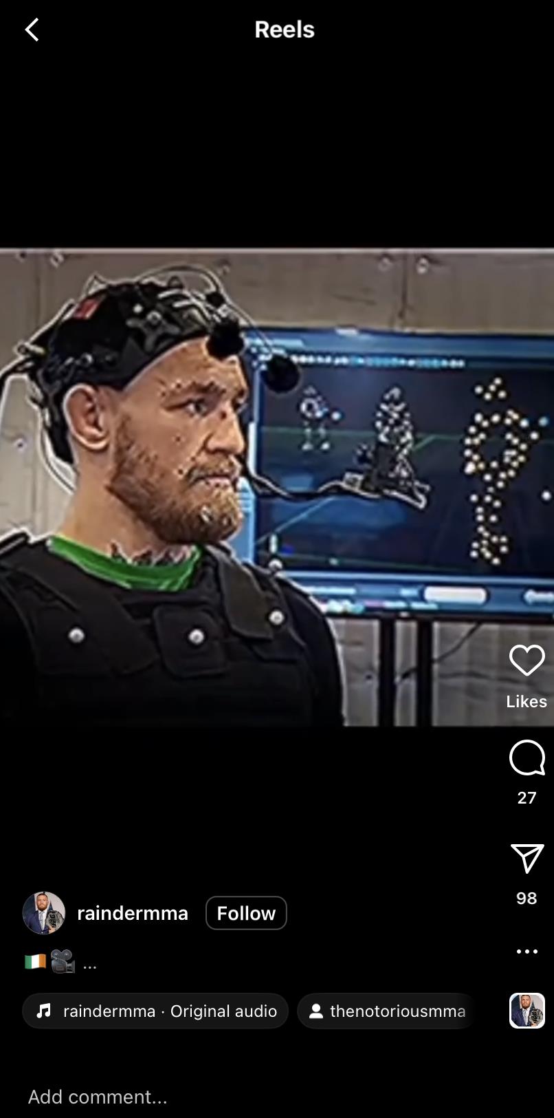 Conor McGregor is unrecognisable as he performs motion capture for Call of Duty in this throwback video.