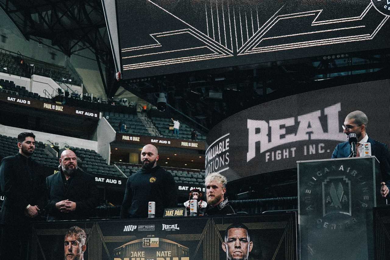 A journalist is fired for asking a'stupid question' at Jake Paul and Nate Diaz's press conference