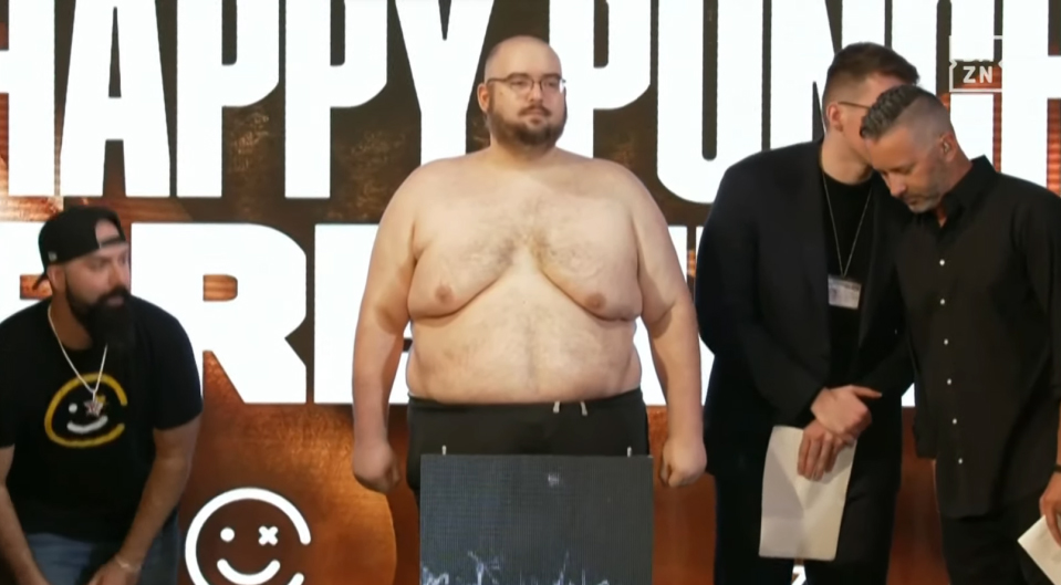 YouTubers weigh 57 STONES combined ahead of the heaviest fight in boxing history, KSI vs Joe Fournier on the undercard