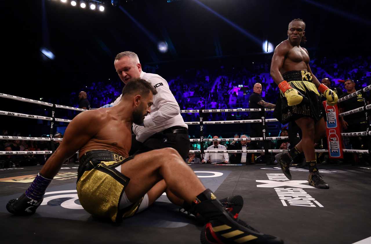 KSI vs Joe Fournier Result: KSI brutally KNOCKS OUT Joe Fournier using ILLEGAL ELBOWS as YouTuber eyes Tommy Fury fight