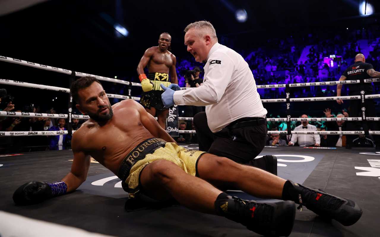 KSI and Tommy Fury agreed to fight NEXT, before a brawl broke out in the ring following YouTuber Joe Fournier's controversial win