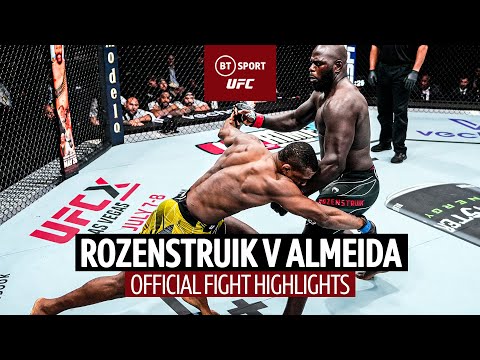 PURE DOMINATION Jairzinho Rozenstruik and Jailton Almeida Official UFC Fight Highlights