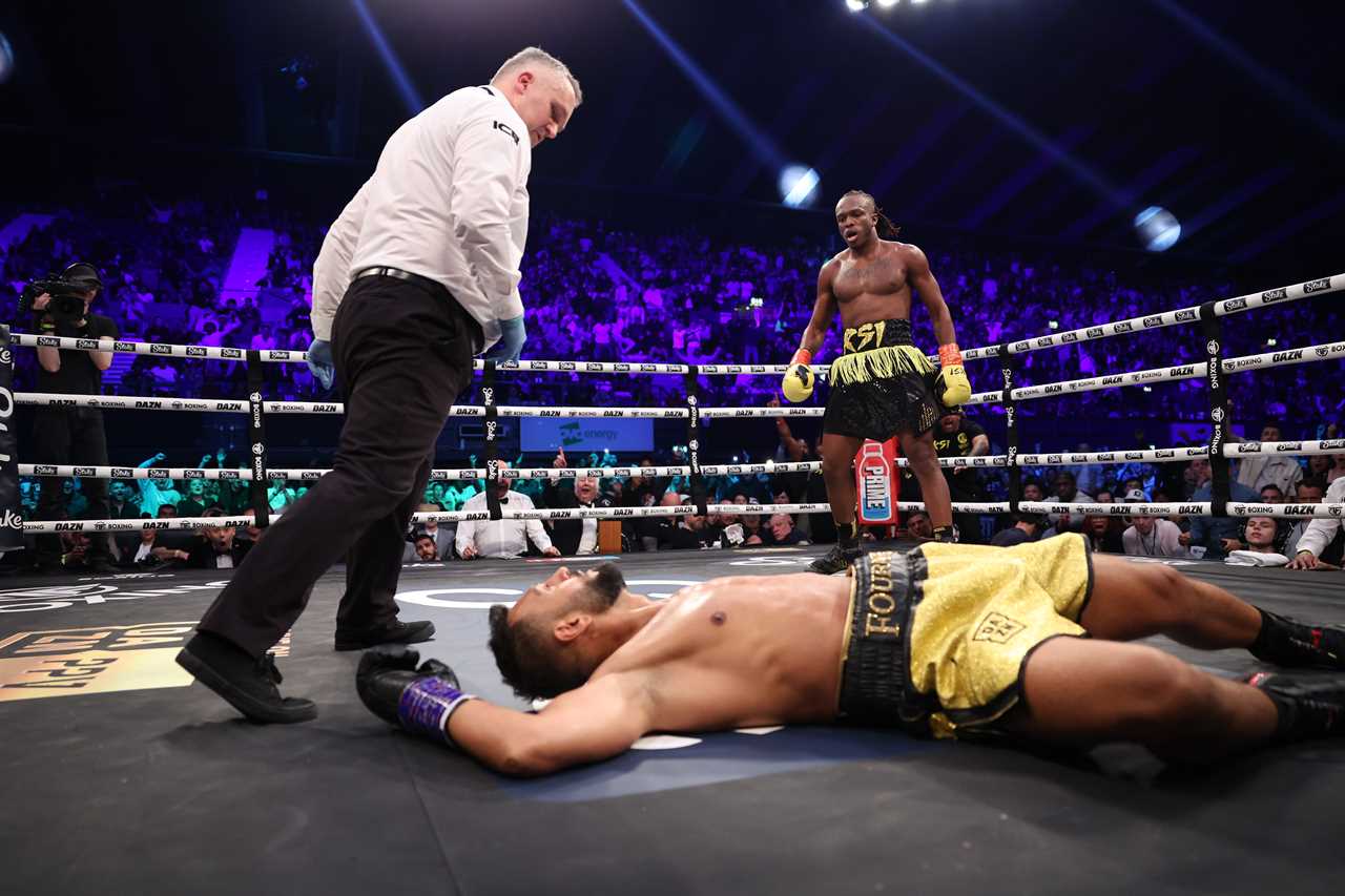 LONDON MAY 13: Fight Night. MF & DAZN X SERIES: 007 at the OVO Wembley Park, London on the 13th May 2023. Misfits Boxing. Credit: Leigh Dawney/Misfits Boxing.
