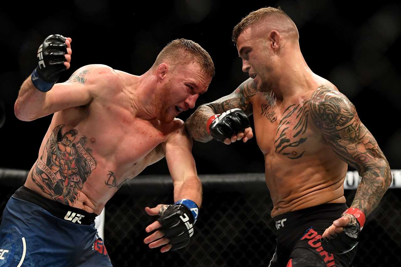 Dana White announces 3 mega UFC fights, including Dustin Poirier and Justin Gaethje for the BMF title.