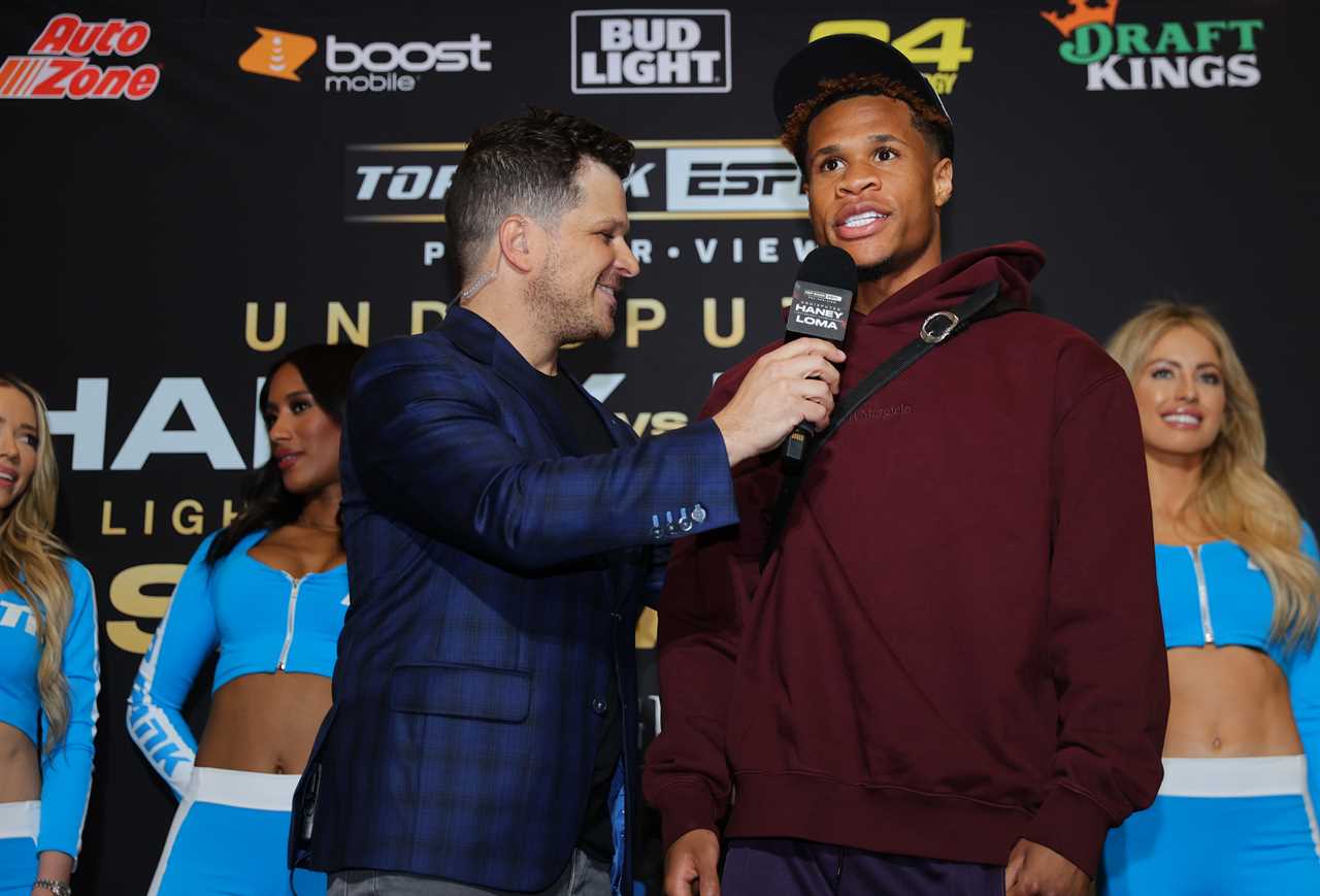 Boxing champion Devin Haney says he ended his eight-week ban on sex before fights because he had too many WET DREAM.