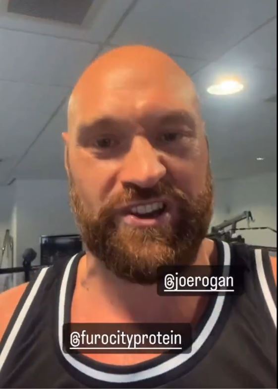 Tyson Fury calls Joe Rogan a bald-headed midget in an X-rated rant, after taking offense at the podcast host's predictions