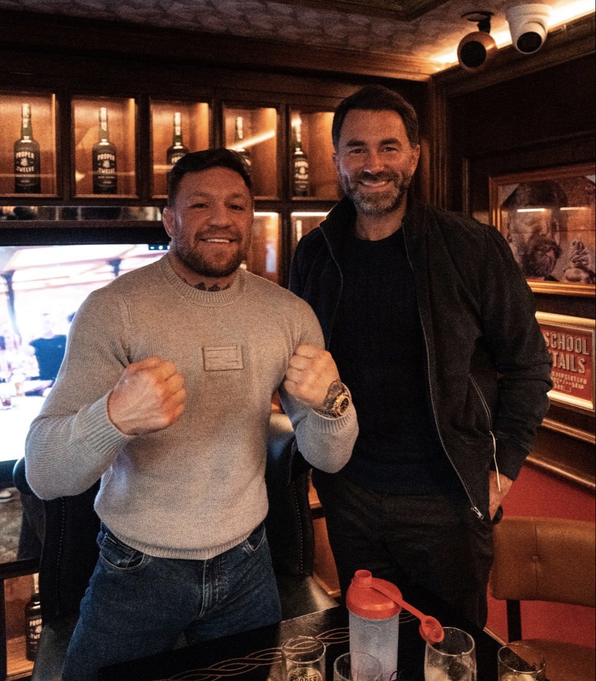 Eddie Hearn reveals that Conor McGregor made me feel shy when we first met, but now he FaceTimes me and tells me to go to sleep.