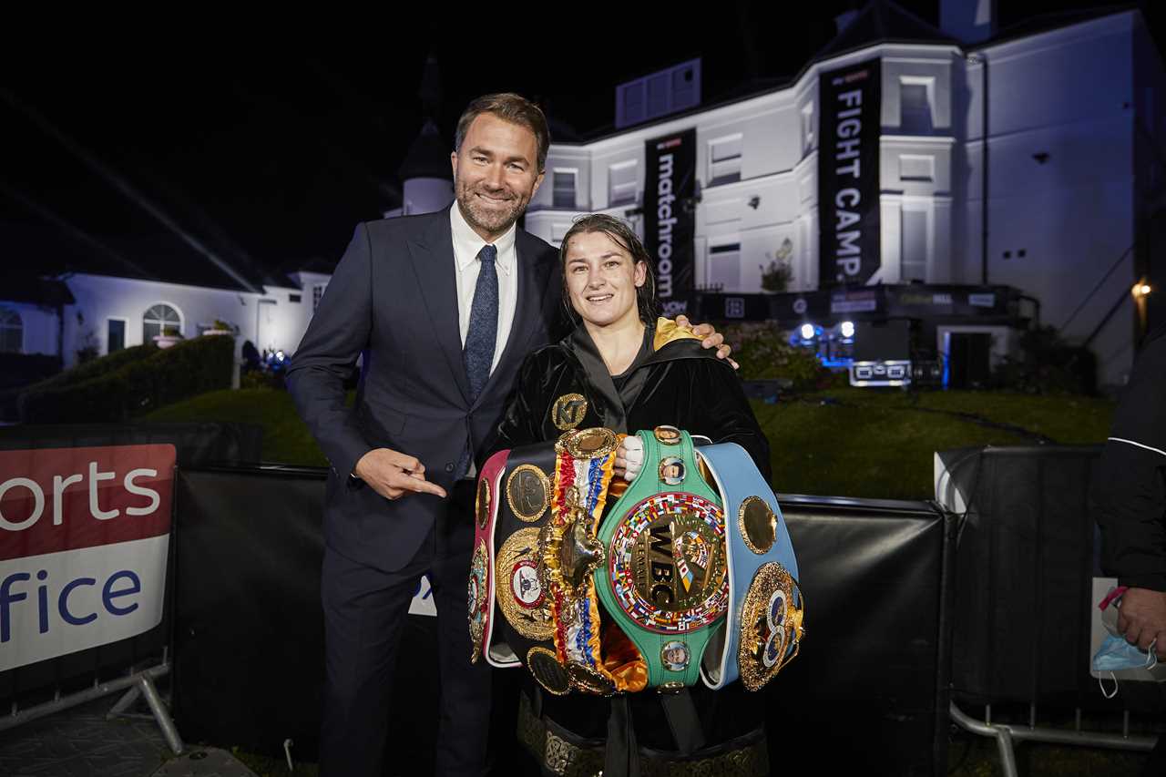 Katie Taylor began her professional boxing career with a DM from Eddie Hearn... and now she's on the verge of making history