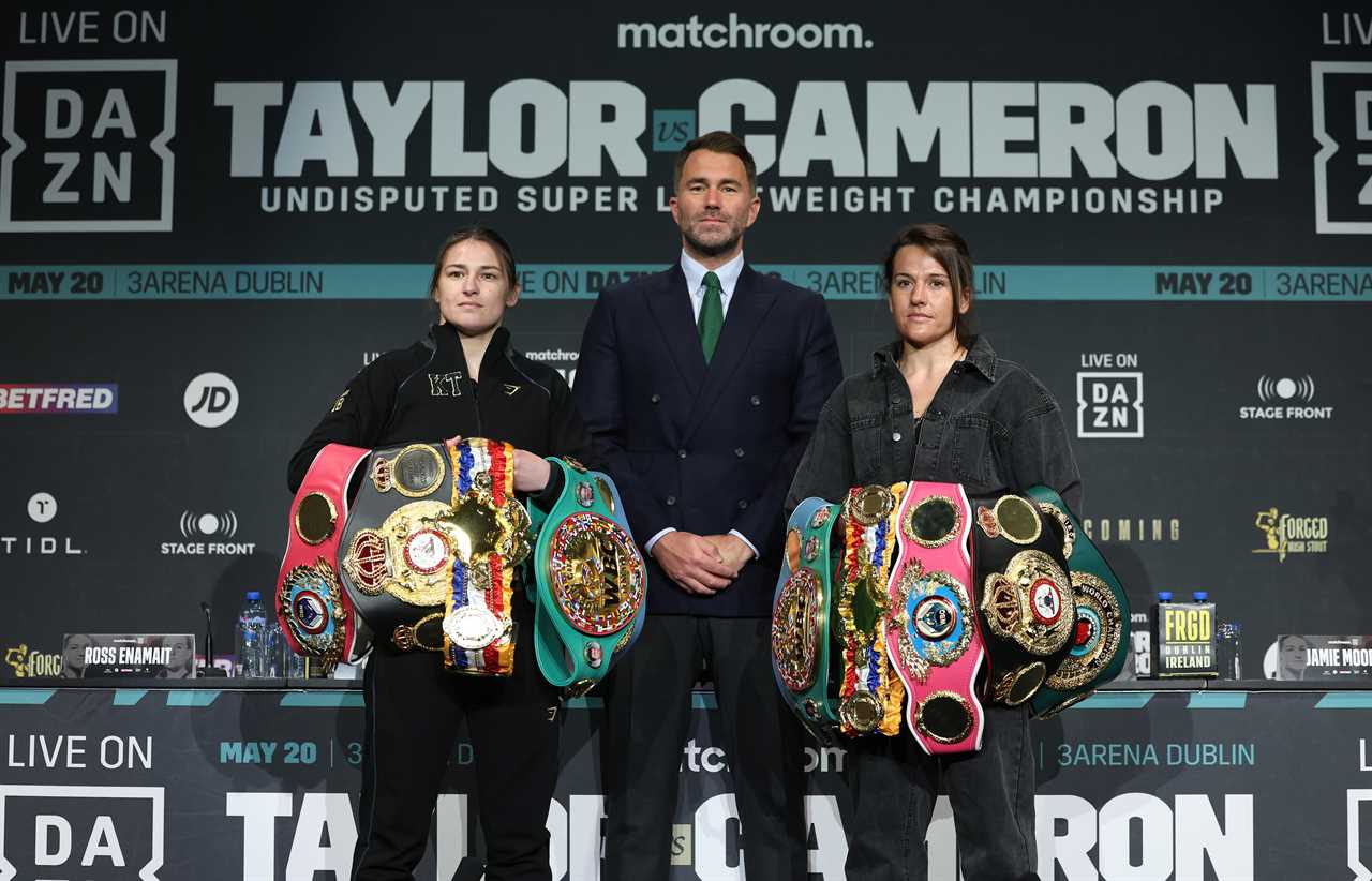 Katie Taylor began her professional boxing career with a DM from Eddie Hearn... and now she's on the verge of making history