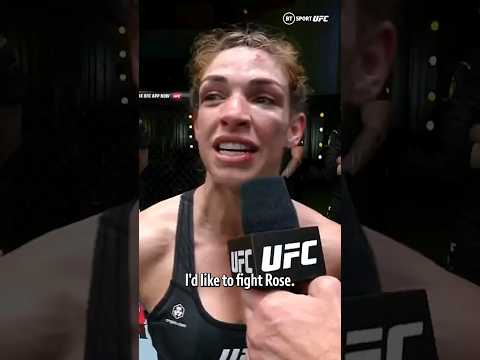 Mackenzie Dern CALLS OUT Rose Namajunas! 👀 #UFC #MMA #UFCVegas73 #Shorts