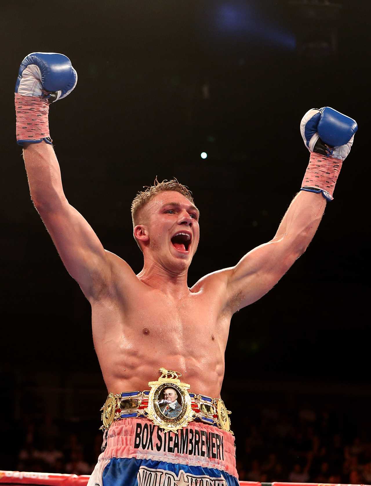 Boxer Nick Blackwell's body has transformed by three stone after he nearly died in the ring.
