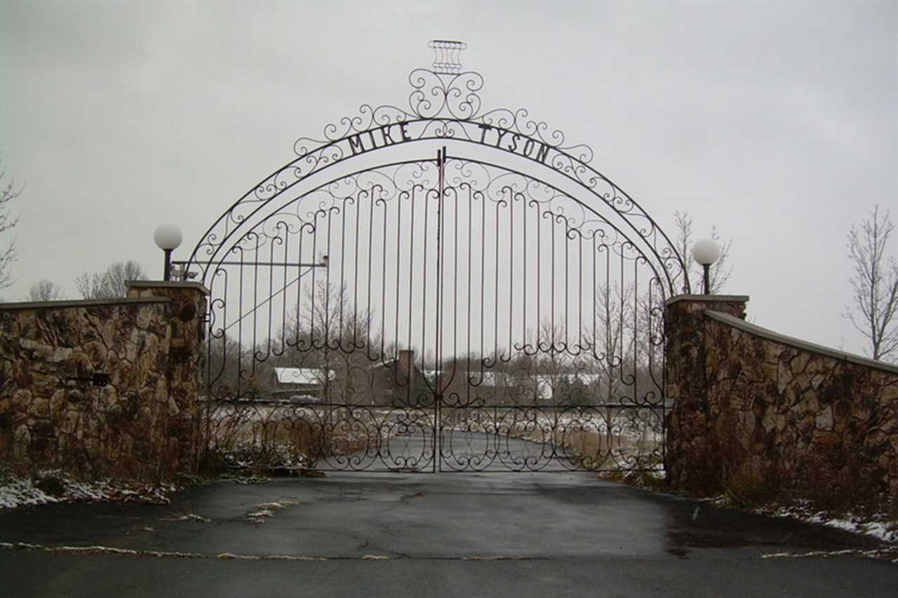There are plans to turn the mansion into a church, with Tyson due to attend the opening ceremony