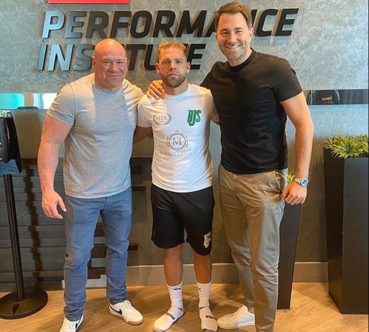Eddie Hearn says,'mate, tell me the plan!' after revealing Dana White as his 'inspiration for dramatic 18-month transformation'