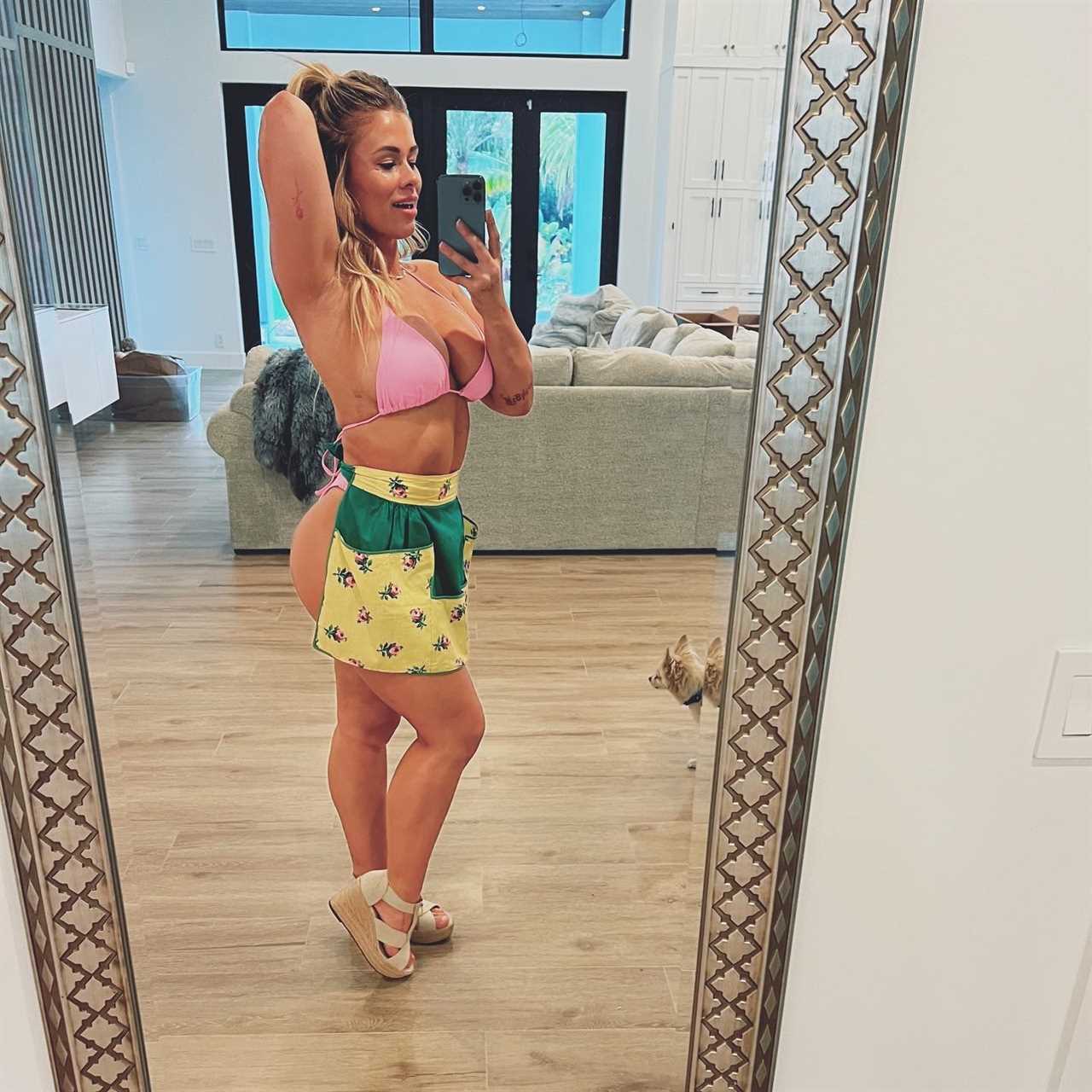 Paige VanZant's busty bikini photo makes fans go wild as OnlyFans' star flashes her bum cheekily to announce a brand new venture