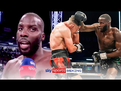 Lawrence Okolie's reaction to Chris Billam Smith's DEFEAT