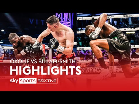 Three knockdowns! Highlights of Lawrence Okolie's match against Chris Billam Smith