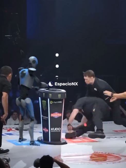 Watch Power Slap Fighter get KOed by ROBOT - but it's not what you think
