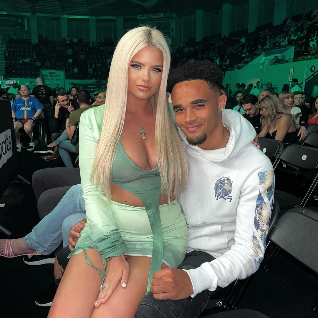 Apollonia llewellyn put on a ridiculously busty show but fans were devastated to find out that ring girl had a boyfriend