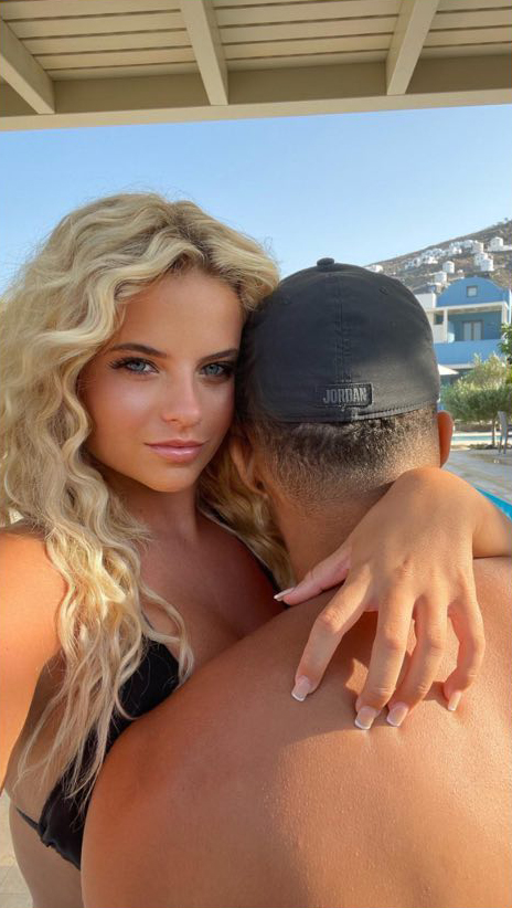 Apollonia llewellyn put on a ridiculously busty show but fans were devastated to find out that ring girl had a boyfriend