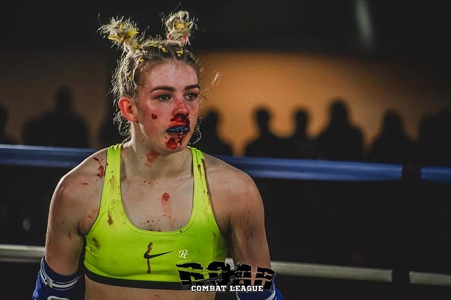 Sammy-Jo Luxton, MMA and OnlyFans' star, sends fans wild with a low-cut top while she asks them for ideas.